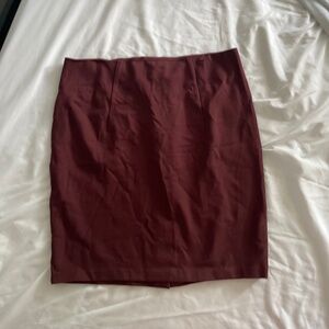 Maroon skirt kenar size 12
